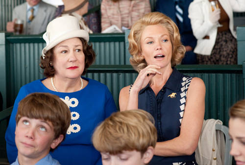 Margo Martindale l as Elizabeth Ham and Diane Lane r as Penny Chenery in 