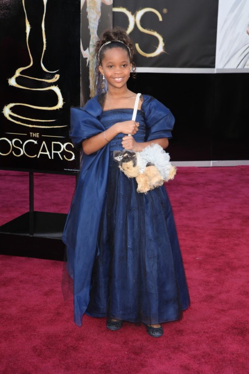 ^ Best Actress nominee Quvenzhané Wallis (Beasts of the Southern Wild)